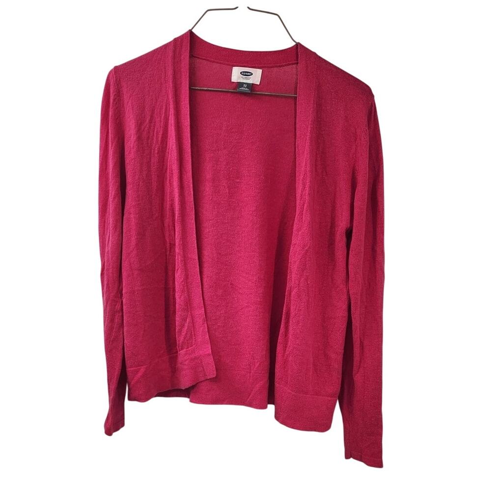 Old Navy Pink Open Front Cardigan Sweater Womens Size Extra Small XS